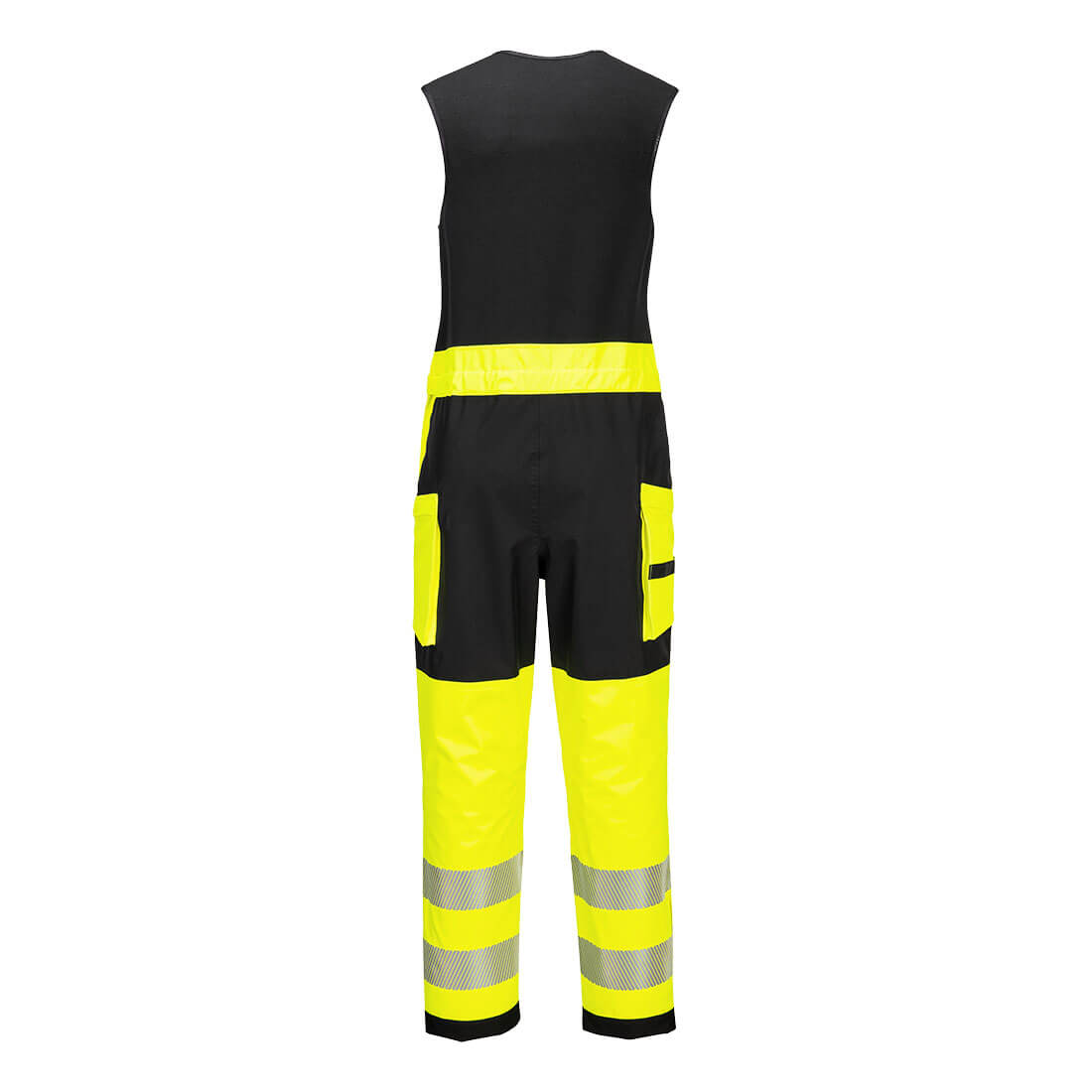 T150 PW3 Hi-Vis Rain Salopettes (3L) Yellow/Black