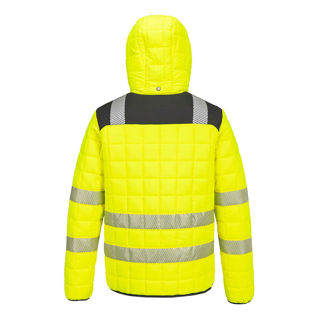 T165 PW3 Hi-Vis Square Baffle Jacket Yellow/Black