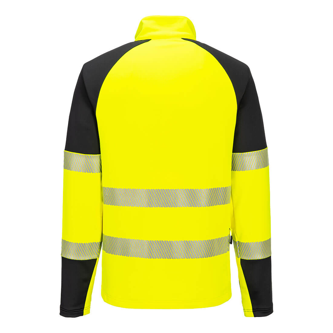 T172 PW3 Hi-Vis 1/4 Zip Sweatshirt Yellow/Black