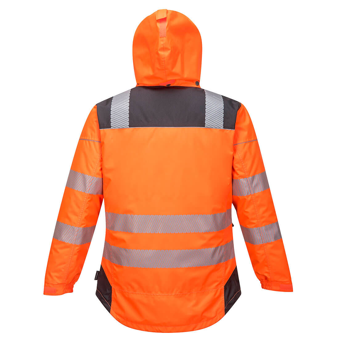 T400 PW3 Hi-Vis Winter Jacket  Orange/Grey