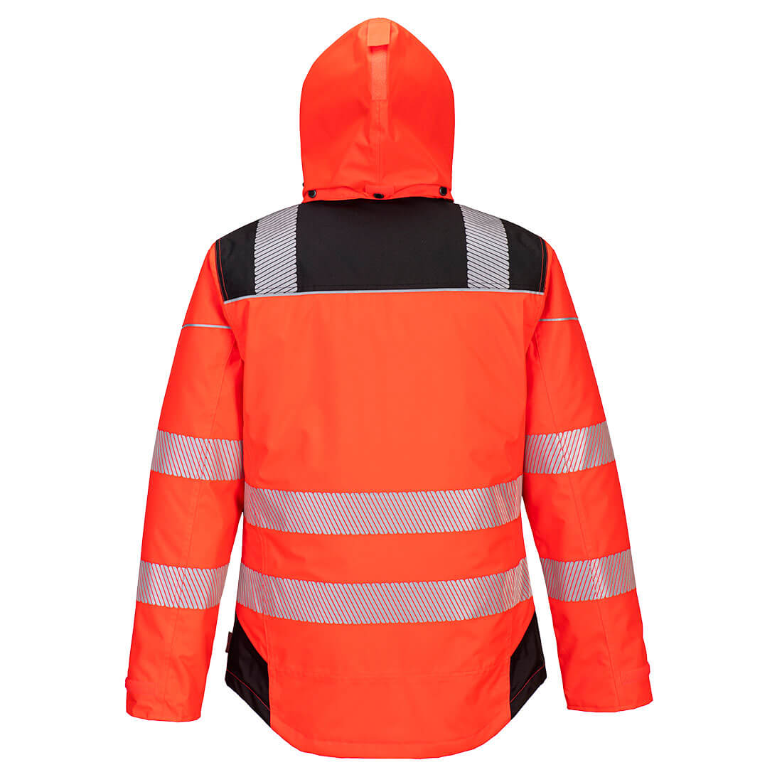 T400 PW3 Hi-Vis Winter Jacket  Red/Black