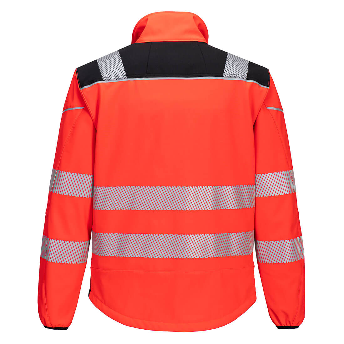 T402 PW3 Hi-Vis Softshell (3L) Red/Black