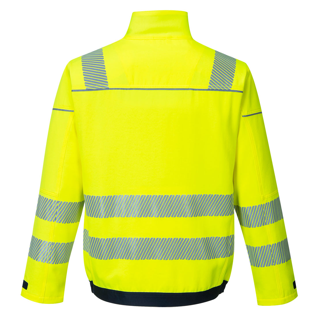T500 PW3 Hi-Vis Work Jacket Yellow/Navy