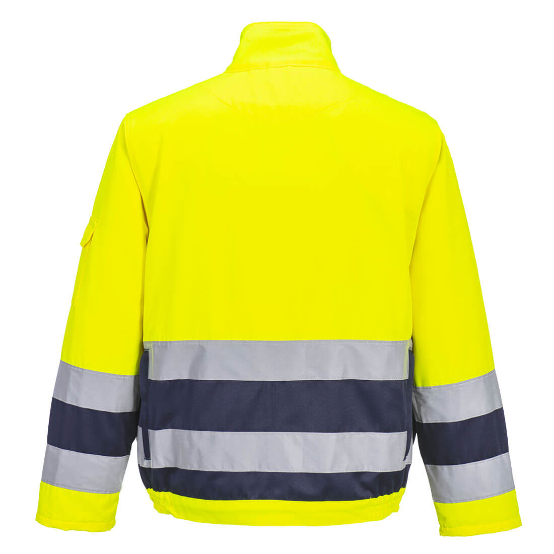 TX50 Lille Hi-Vis Contrast Bomber Jacket Yellow/Navy