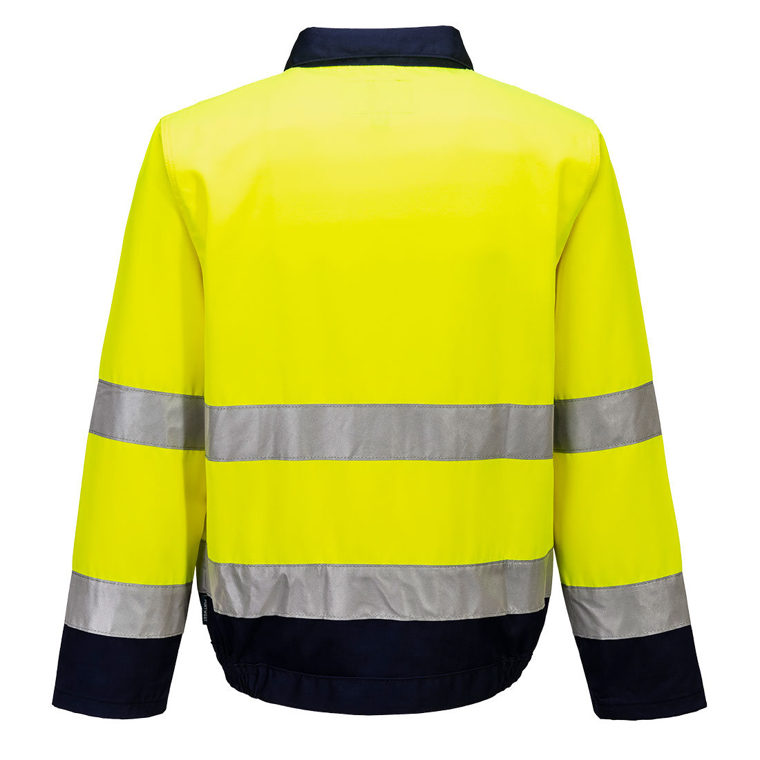 TX70 Madrid Hi-Vis Contrast Bomber Jacket Yellow/Navy