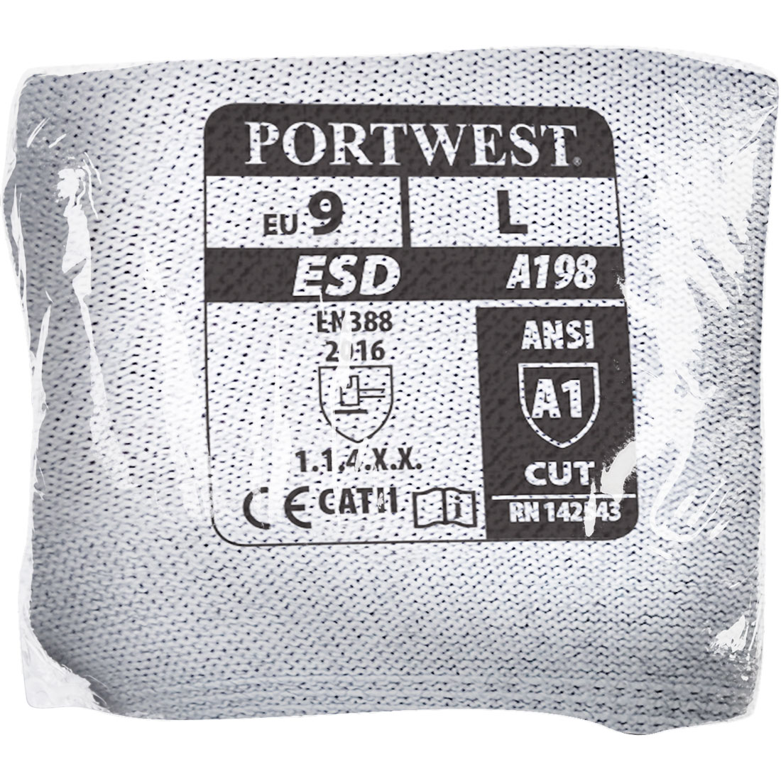 VA198 Vending Antistatic PU Fingertip Glove