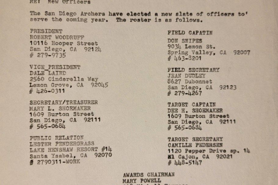 SDA Club officers list 1976 SDA Club officers list 1976