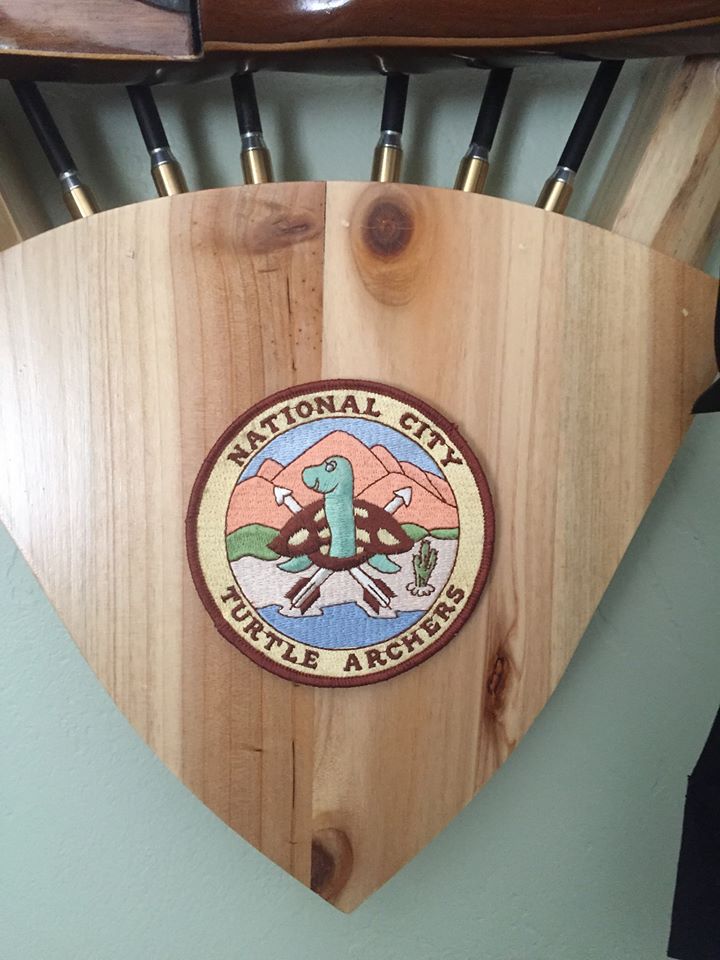 National City Turtle Archers plaque National City Turtle Archers plaque