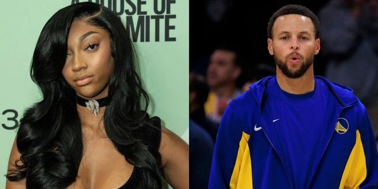 Stephen Curry Co-Signs Angel Reese In A Major Way, Sports Her Debut Sneakers Courtside Stephen Curry Co-Signs Angel Reese In A Major Way, Sports Her Debut Sneakers Courtside