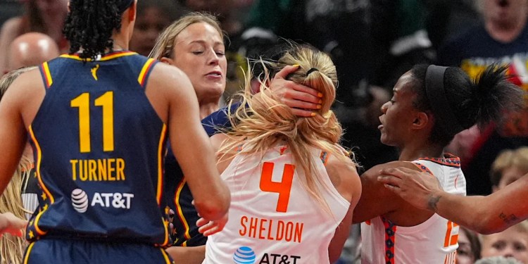 Sophie Cunningham says her flagrant foul, fight vs. Sun was byproduct of WNBA refs not protecting Caitlin Clark Sophie Cunningham says her flagrant foul, fight vs. Sun was byproduct of WNBA refs not protecting Caitlin Clark