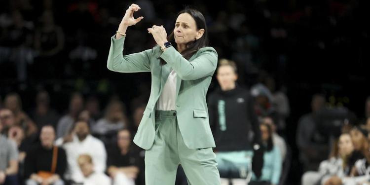 Brondello’s WNBA Finals-bound Liberty not satisfied Brondello’s WNBA Finals-bound Liberty not satisfied