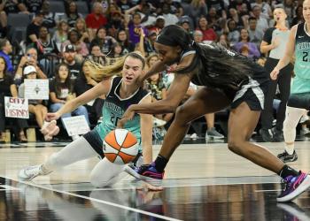 Aces avoid sweep vs. Liberty with Game 3 surge in WNBA playoffs Aces avoid sweep vs. Liberty with Game 3 surge in WNBA playoffs