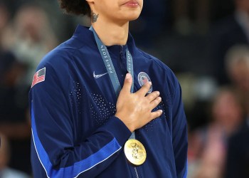 Brittney Griner was visibly emotional during the national anthem at the Paris Olympics. Here’s why Brittney Griner was visibly emotional during the national anthem at the Paris Olympics. Here’s why