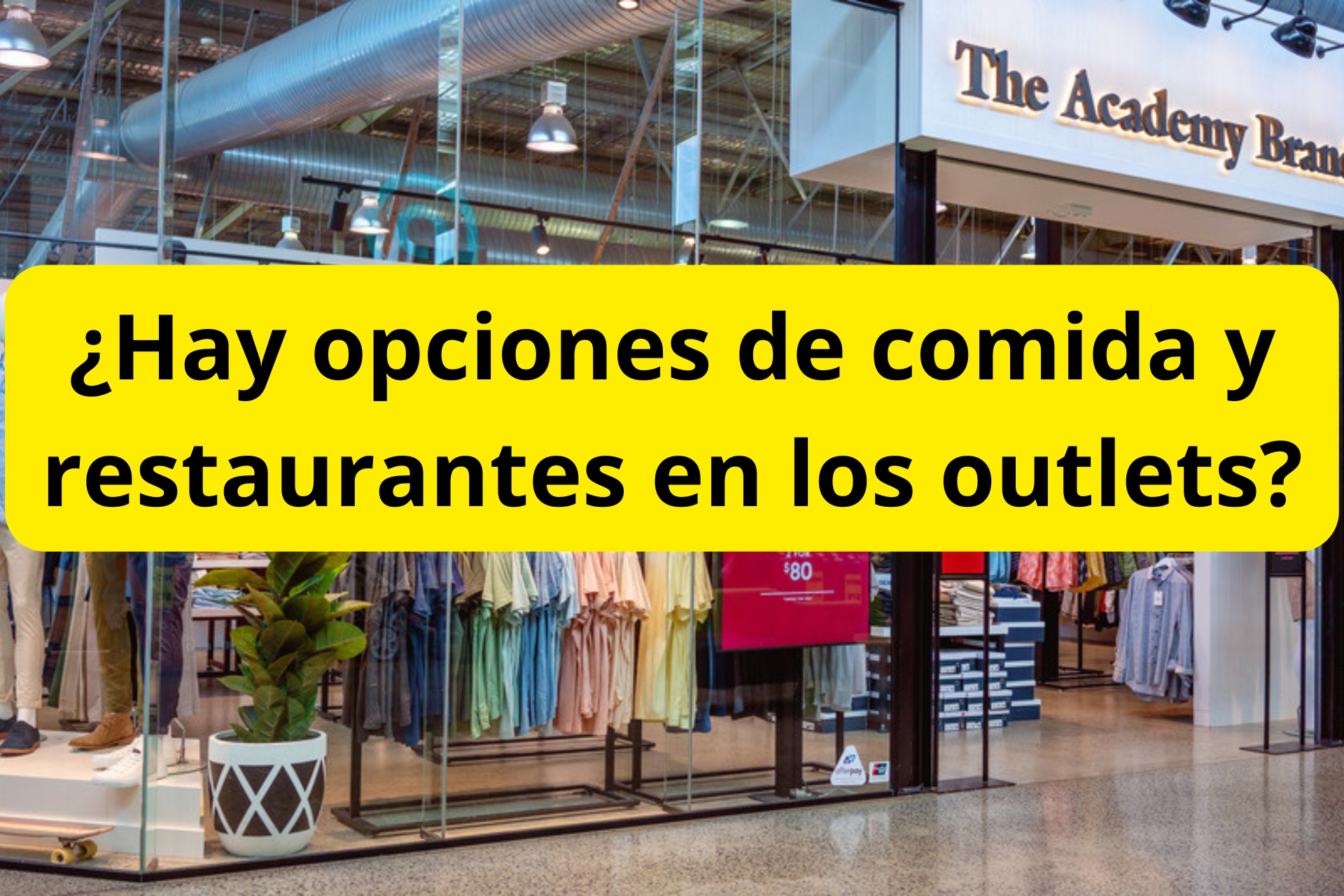 ¿Hay opciones de comida y restaurantes en los outlets? ¿Hay opciones de comida y restaurantes en los outlets?