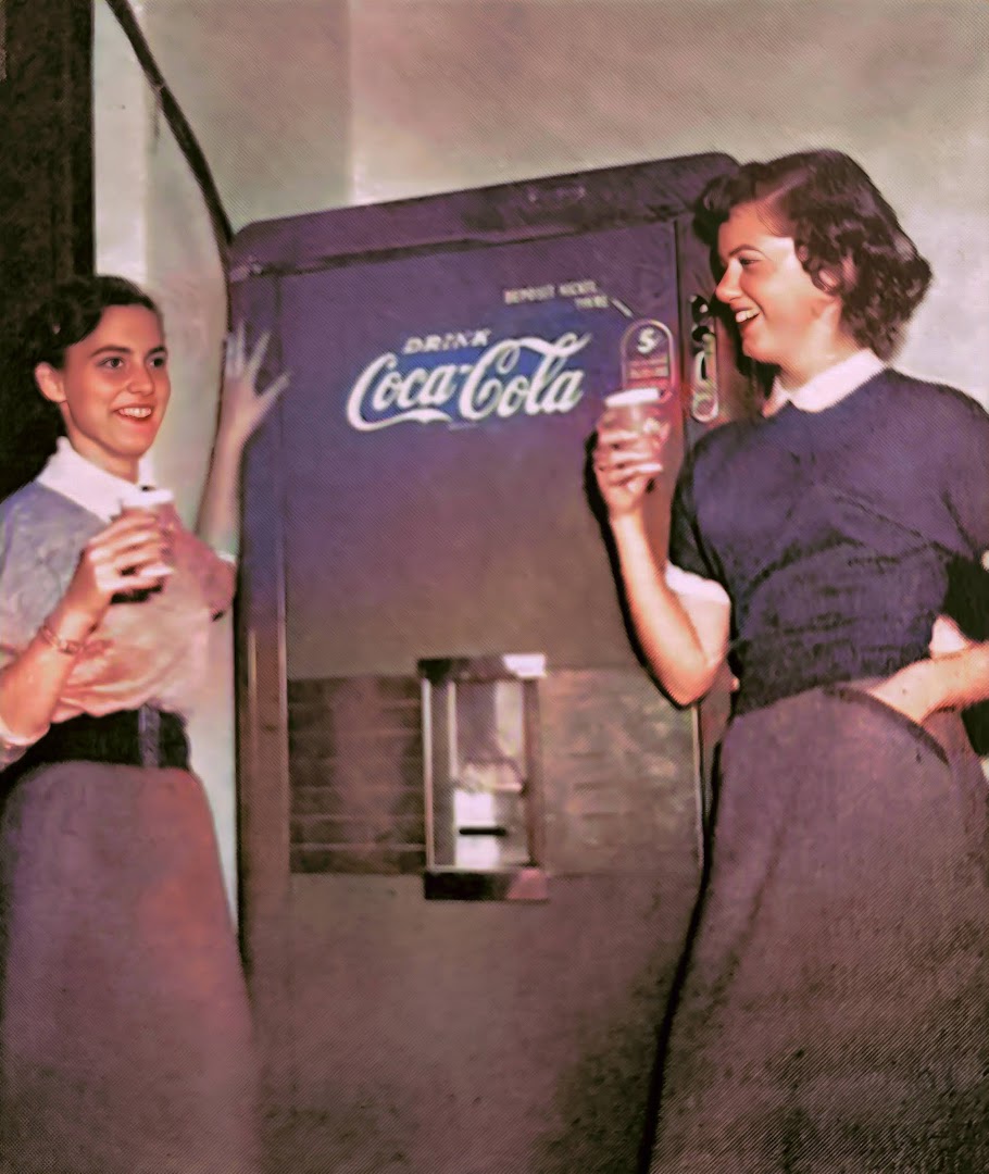 Was there ever a Coca-Cola machine at Sayville High? This was in a SHS yearbook (I will check to see what year and page). Odd, most don’t recall it at all. Perhaps the photo was SHS students but taken elsewhere? A mystery! Was there ever a Coca-Cola machine at Sayville High? This was in a SHS yearbook (I will check to see what year and page). Odd, most don’t recall it at all. Perhaps the photo was SHS students but taken elsewhere? A mystery!