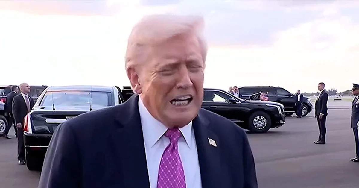 Trump Drops Whopper In Rant To Reporters As He Heads For Mar-a-Lago Trump Drops Whopper In Rant To Reporters As He Heads For Mar-a-Lago