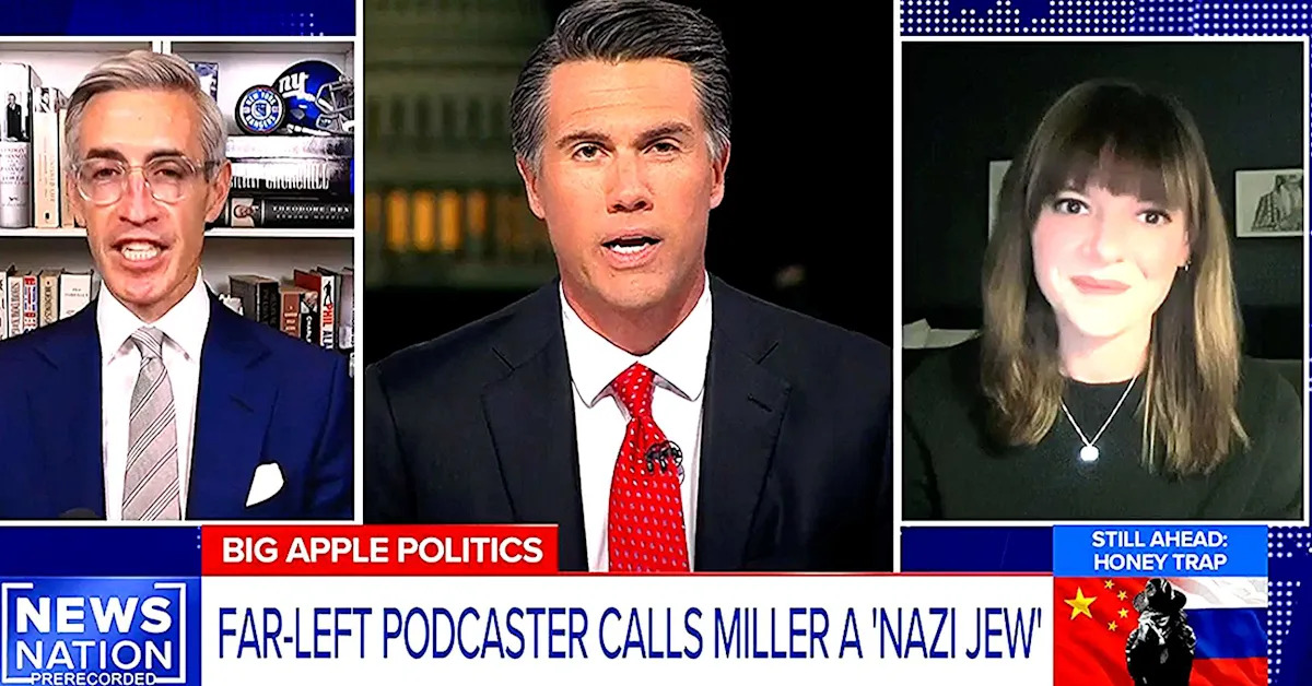 ‘We’re Achieved Right here!’ NewsNation Anchor Dumps Visitor Defending Calling Trump Chief Stephen Miller ‘Nazi Jew’ ‘We’re Achieved Right here!’ NewsNation Anchor Dumps Visitor Defending Calling Trump Chief Stephen Miller ‘Nazi Jew’
