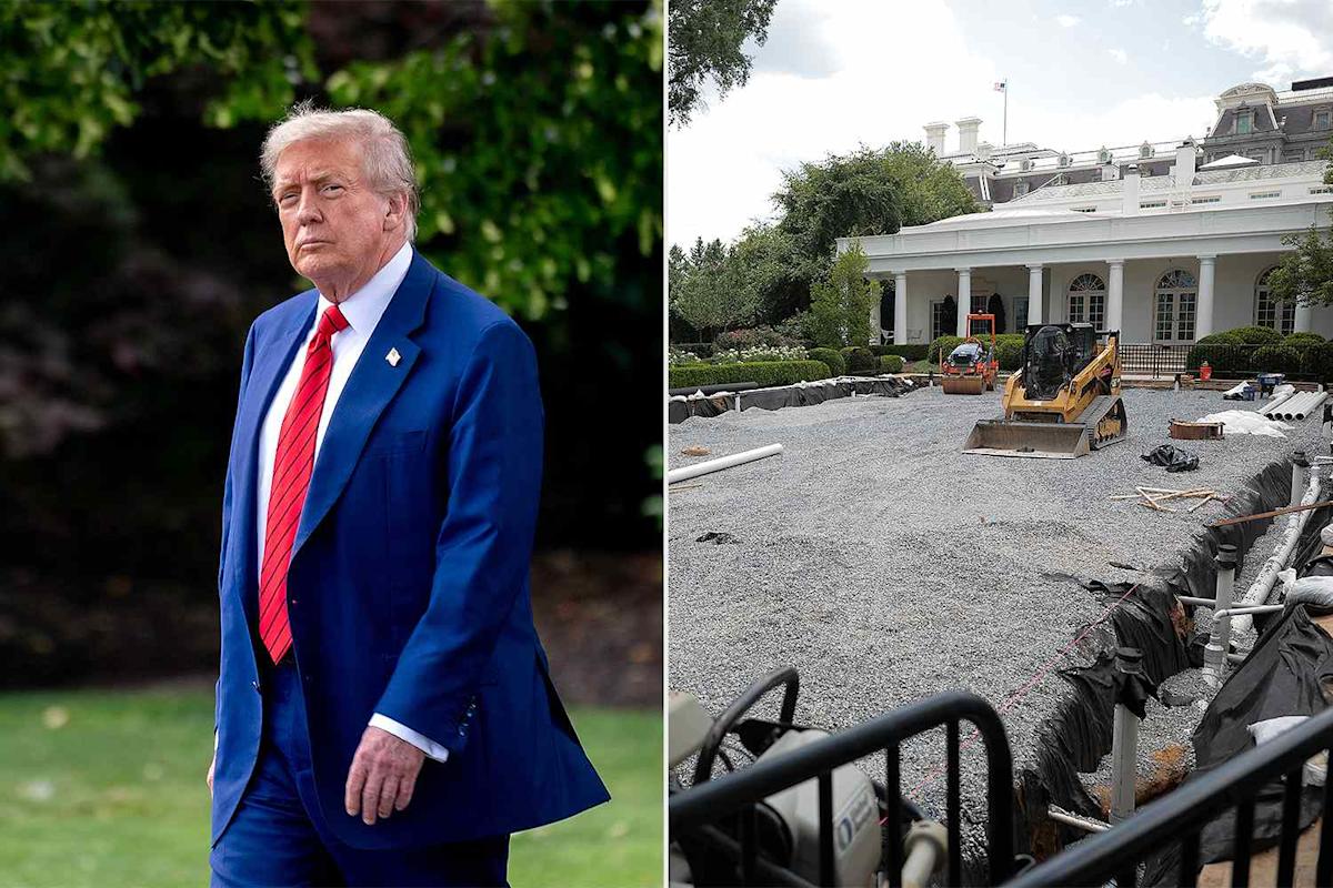 New Images Present Newest as White Home Rose Backyard Is Bulldozed, Paved Over as A part of President Donald Trump’s Renovation Plan New Images Present Newest as White Home Rose Backyard Is Bulldozed, Paved Over as A part of President Donald Trump’s Renovation Plan