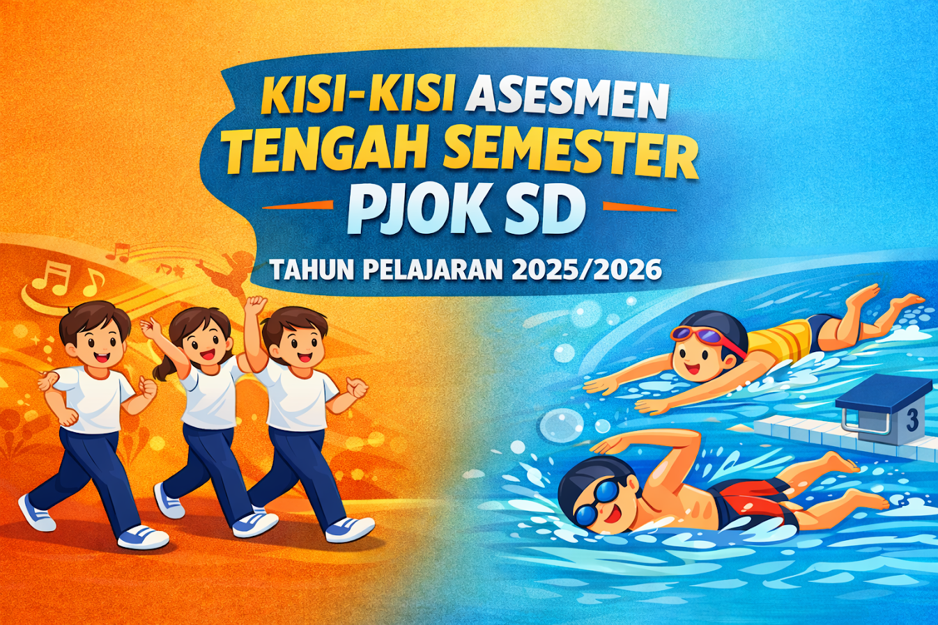 Kisi-Kisi Asesmen Tengah Semester Genap PJOK SD Tahun Pelajaran 2025/2026 Kisi-Kisi Asesmen Tengah Semester Genap PJOK SD Tahun Pelajaran 2025/2026
