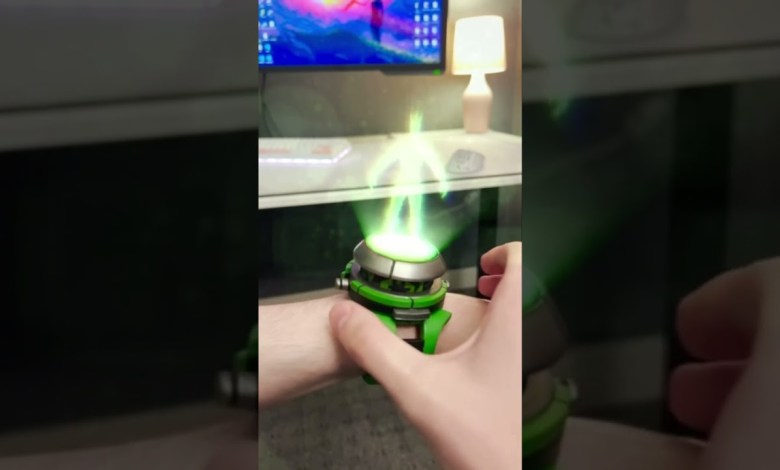 REAL Omnitrix with Holograms! #ben10 REAL Omnitrix with Holograms! #ben10
