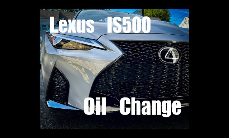 Lexus IS500 Oil Change Lexus IS500 Oil Change