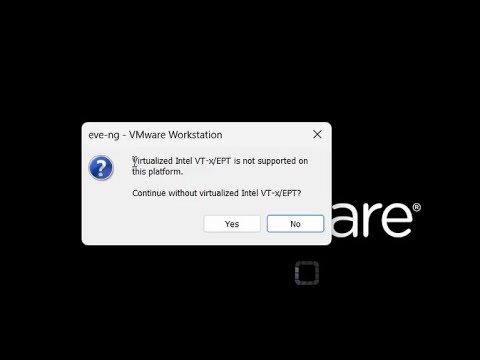 fix Virtualized Intel VT-x/EPT is not supported on this fix Virtualized Intel VT-x/EPT is not supported on this
