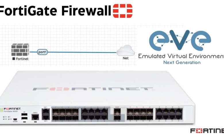Installation of Fortinet firewall in EVE-NG Installation of Fortinet firewall in EVE-NG