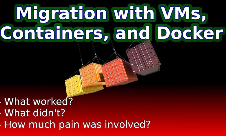 Migration Madness: Virtual Machines, Containers, Pain! Migration Madness: Virtual Machines, Containers, Pain!