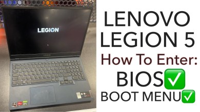 Lenovo Legion 5 15ACH6H – How To Enter Bios (UEFI) & Lenovo Legion 5 15ACH6H – How To Enter Bios (UEFI) &