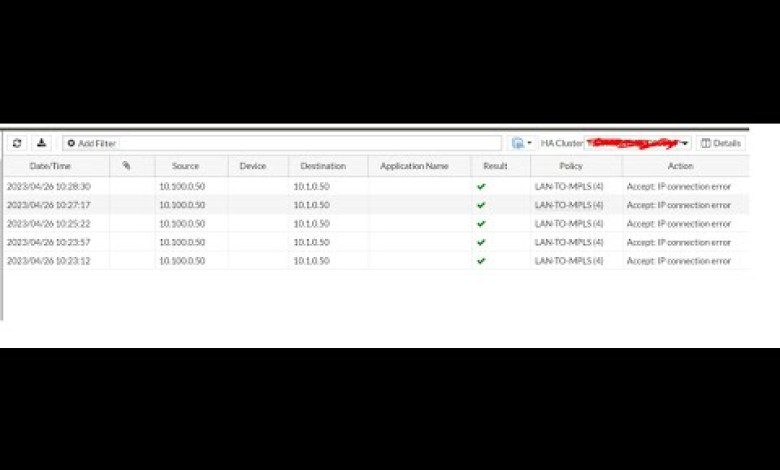 Fortigate – Troubleshooting IP connection error & Deny: Fortigate – Troubleshooting IP connection error & Deny: