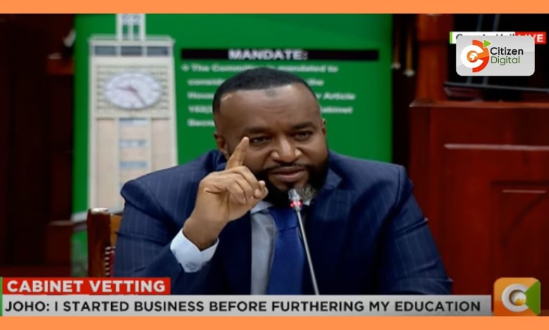 Mining CS nominee Ali Hassan Joho introduces himself Mining CS nominee Ali Hassan Joho introduces himself