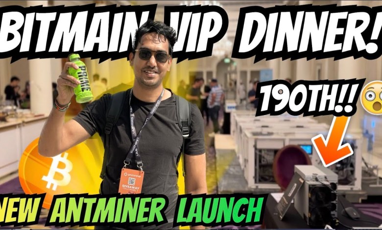 Antminer T21 190Th Launch! at Bitmain VIP Dinner! Antminer T21 190Th Launch! at Bitmain VIP Dinner!