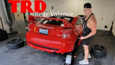 CELICA GT-S TRD Rear Valance // INSTALL CELICA GT-S TRD Rear Valance // INSTALL