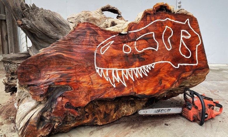 I Spent 400 Hours Carving This Out of an Ancient Tree. I Spent 400 Hours Carving This Out of an Ancient Tree.