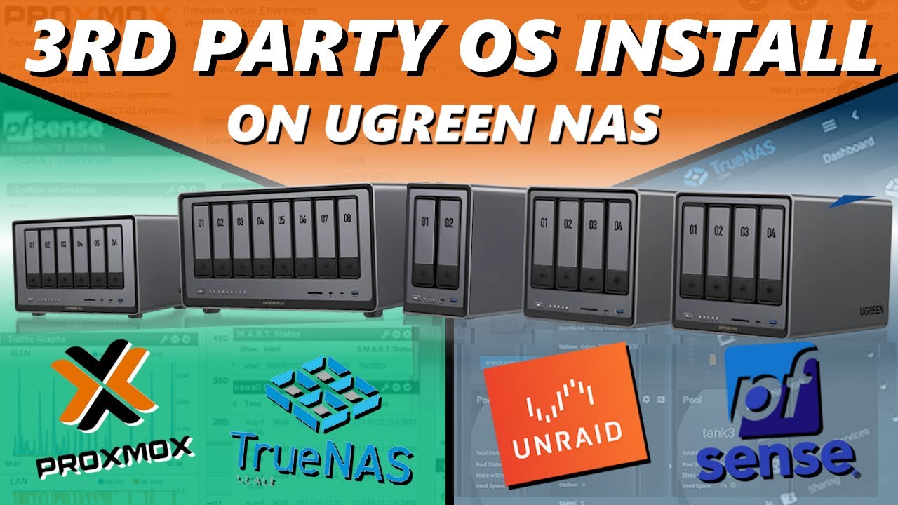 UGREEN NAS + TrueNAS, UnRAID, Proxmox, OMV, etc – HOW to do it UGREEN NAS + TrueNAS, UnRAID, Proxmox, OMV, etc – HOW to do it
