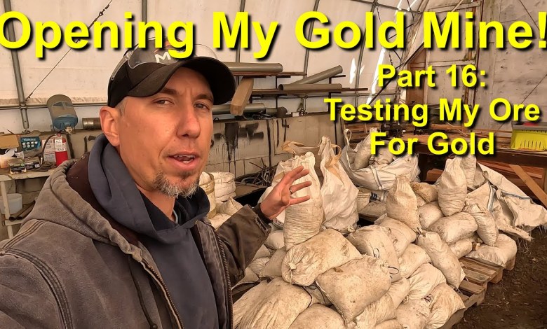 Opening My Gold Mine! Part 16: Testing My Gold Ore Opening My Gold Mine! Part 16: Testing My Gold Ore