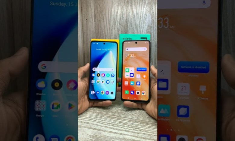 Infinix Note 30 5G vs Realme C55 – Rv #shorts Infinix Note 30 5G vs Realme C55 – Rv #shorts