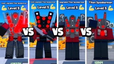 HYPER vs KNIFE vs UPGRADED vs TITAN SPEAKERMAN! | Toilet Tower HYPER vs KNIFE vs UPGRADED vs TITAN SPEAKERMAN! | Toilet Tower