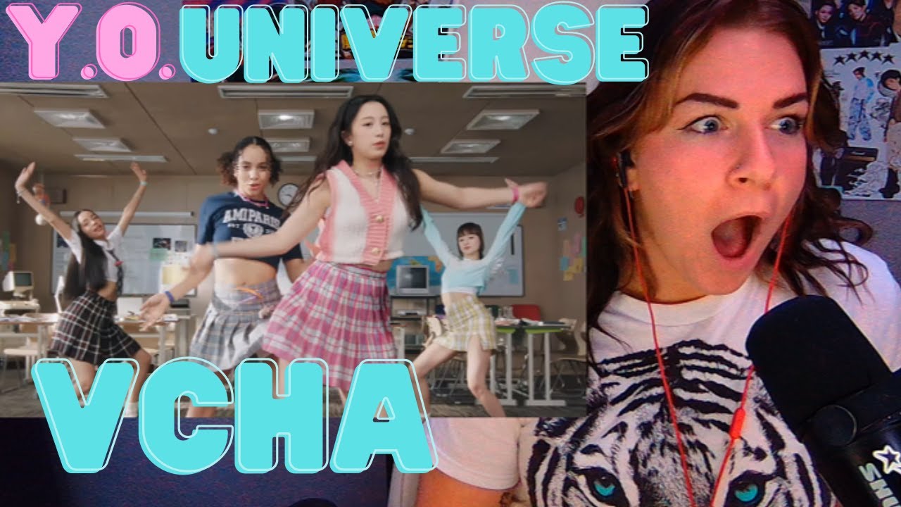 REACTING TO Vcha PRE-DEBUT SINGLE Y.O. Universe #kpop REACTING TO Vcha PRE-DEBUT SINGLE Y.O. Universe #kpop