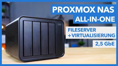 Das Proxmox-NAS – Der HomeServer mit viel Datenspeicher und Das Proxmox-NAS – Der HomeServer mit viel Datenspeicher und