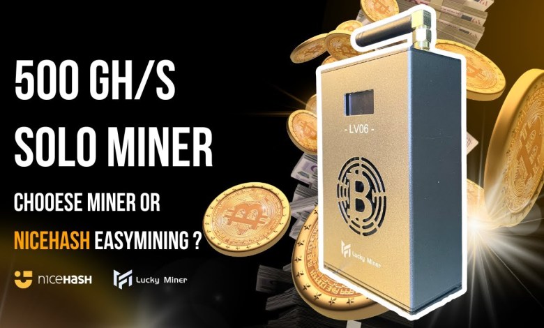 New Solo Miner-Lucky Miner LV06 500Gh/s | Nice Hash New Solo Miner-Lucky Miner LV06 500Gh/s | Nice Hash