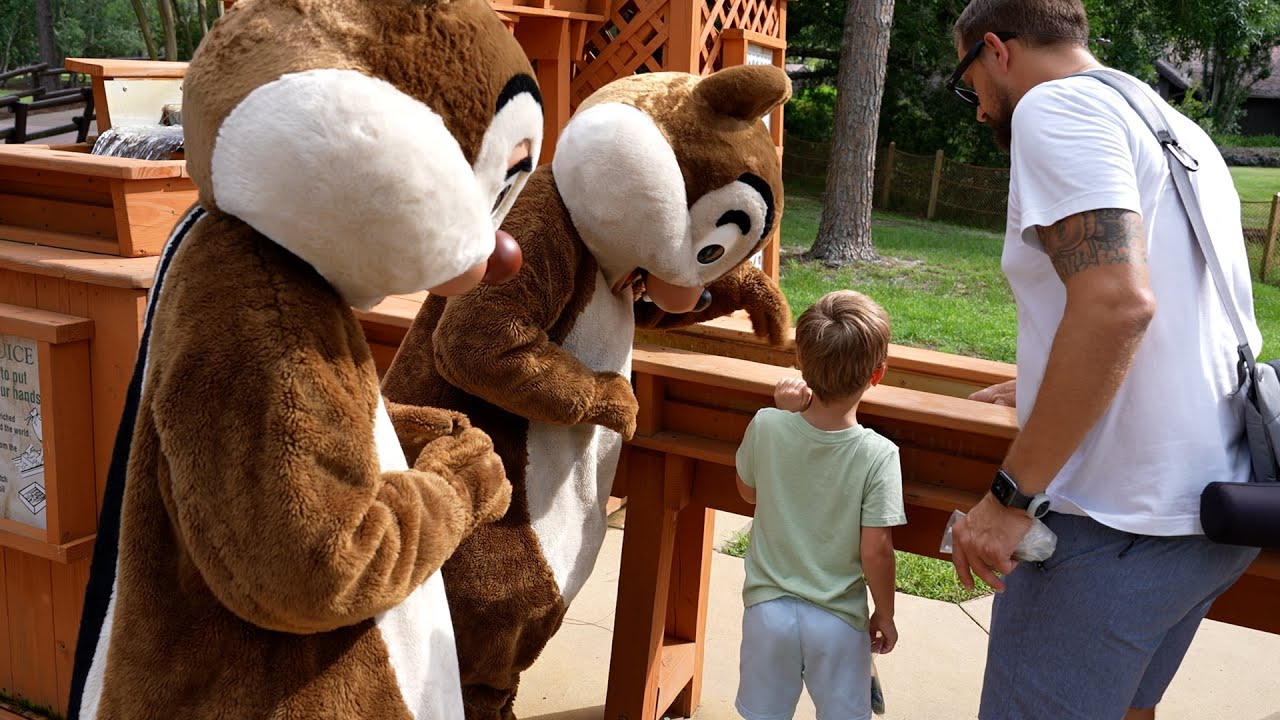 Gem Mining With Chip & Dale At Disney’s Fort Wilderness Gem Mining With Chip & Dale At Disney’s Fort Wilderness