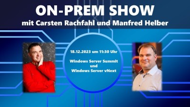 Windows Server Summit und Windows Server vNext Windows Server Summit und Windows Server vNext