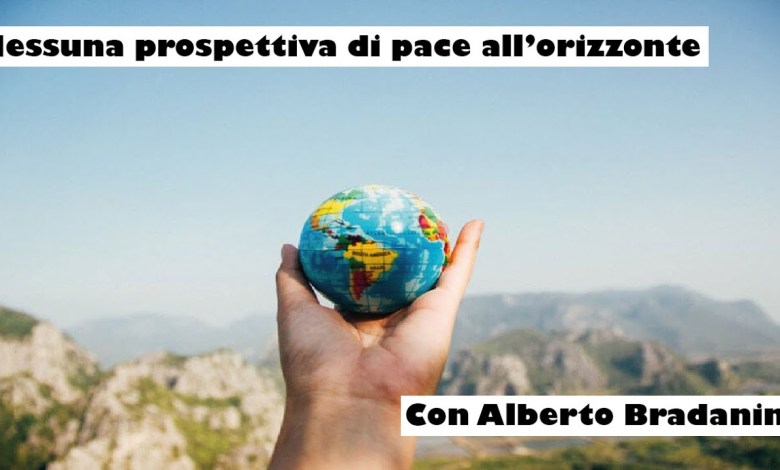 No prospect of peace on the horizon – With Alberto No prospect of peace on the horizon – With Alberto