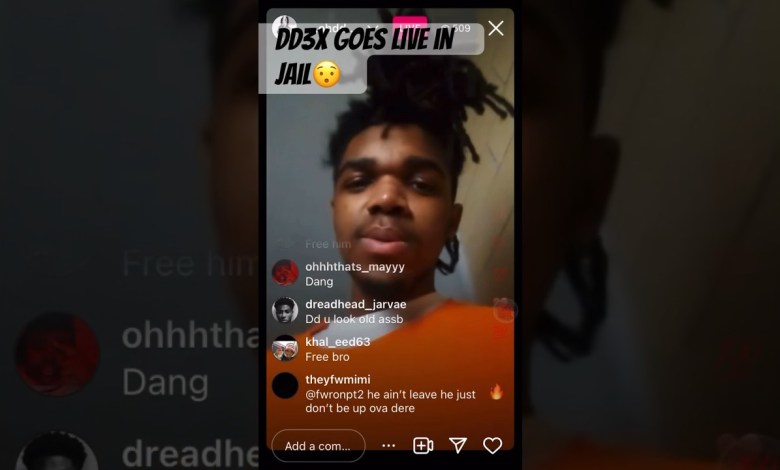 dd3x goes live while in jail #viral #trending #jail #badkids #dd dd3x goes live while in jail #viral #trending #jail #badkids #dd