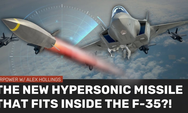 The new HYPERSONIC missile that fits INSIDE the F-35! The new HYPERSONIC missile that fits INSIDE the F-35!
