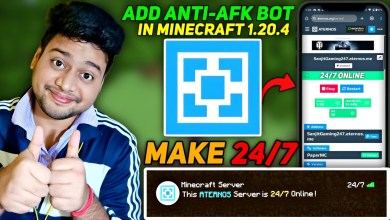 How To Make 24/7 Aternos Server | How To Add Anti Afk How To Make 24/7 Aternos Server | How To Add Anti Afk
