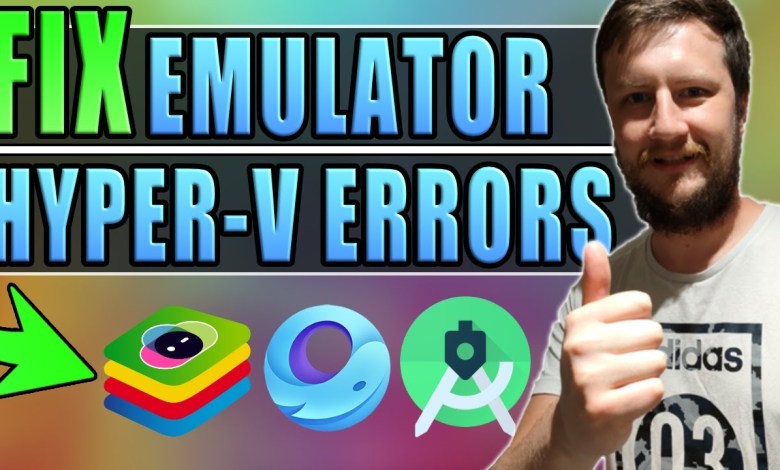 Fix Hyper V Errors In Emulators (BlueStacks/Gameloop/Android Fix Hyper V Errors In Emulators (BlueStacks/Gameloop/Android