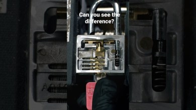 Opening a lock with a key vs comb pick. Opening a lock with a key vs comb pick.