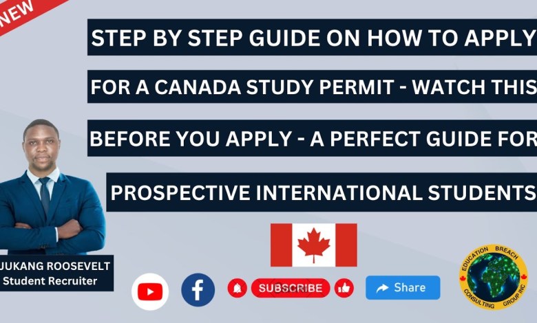 HOW TO APPLY FOR A CANADA VISA/ STUDY PERMIT/ STEP BY STEP HOW TO APPLY FOR A CANADA VISA/ STUDY PERMIT/ STEP BY STEP